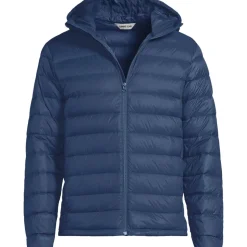 Ultraleichte verstaubare Daunen-Kapuzenjacke WANDERWEIGHT für Herren