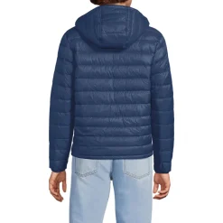 Ultraleichte verstaubare Daunen-Kapuzenjacke WANDERWEIGHT für Herren