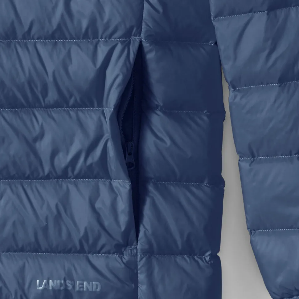 Ultraleichte verstaubare Daunen-Kapuzenjacke WANDERWEIGHT für Herren