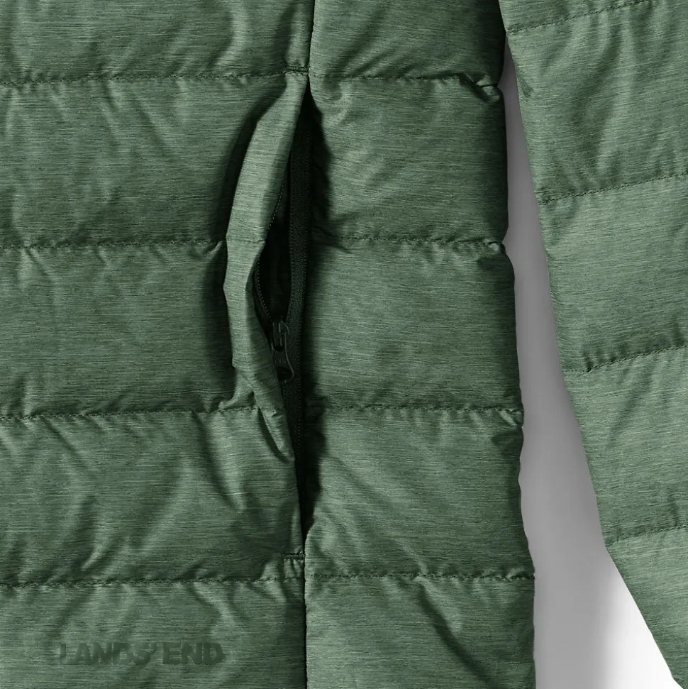 Ultraleichte verstaubare Daunen-Kapuzenjacke WANDERWEIGHT für Herren