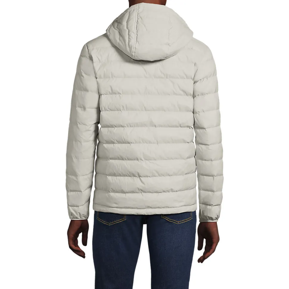 Ultraleichte verstaubare Daunen-Kapuzenjacke WANDERWEIGHT für Herren