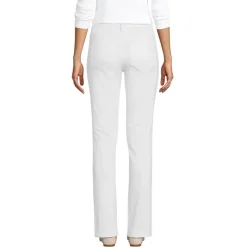 Unifarbene Straight Fit Jeans Mid Waist