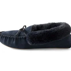 Veloursleder-Mokassin für Damen