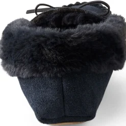 Veloursleder-Mokassin für Damen