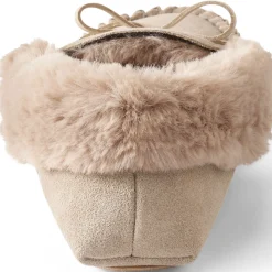 Veloursleder-Mokassin für Damen