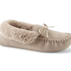 Veloursleder-Mokassin für Damen