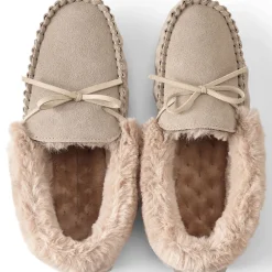 Veloursleder-Mokassin für Damen