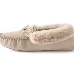 Veloursleder-Mokassin für Damen