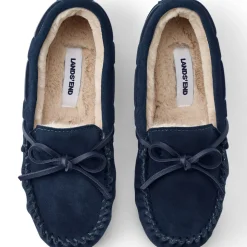 Veloursleder-Mokassins für Damen