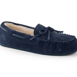Veloursleder-Mokassins für Damen