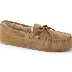 Veloursleder-Mokassins für Damen