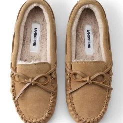 Veloursleder-Mokassins für Damen