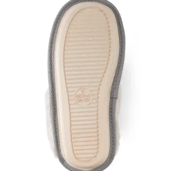Veloursleder-Pantoffeln für Damen