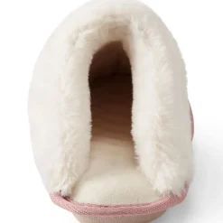 Veloursleder-Pantoffeln für Damen