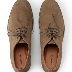 Veloursleder-Schnürschuhe für Herren