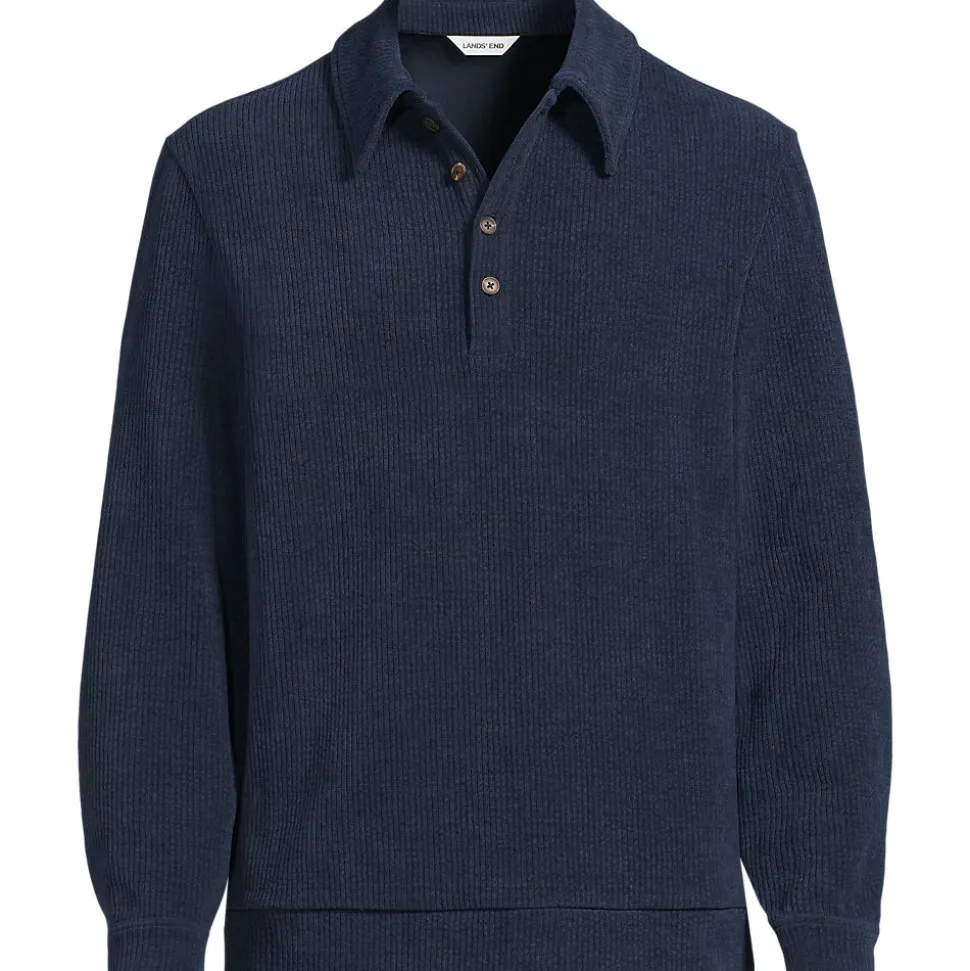 Velours-Poloshirt für Herren