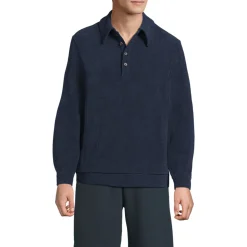 Velours-Poloshirt für Herren