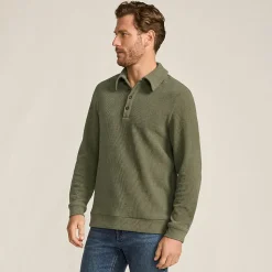 Velours-Poloshirt für Herren