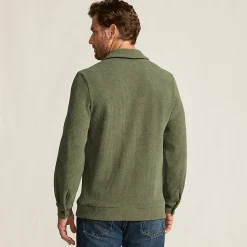 Velours-Poloshirt für Herren