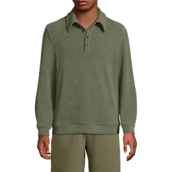 Velours-Poloshirt für Herren