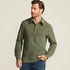 Velours-Poloshirt für Herren