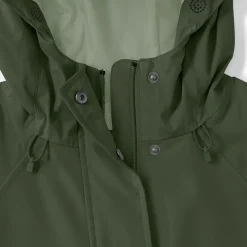 Verstaubarer wasserdichter Squall Regenmantel für Damen