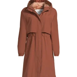 Verstaubarer wasserdichter Squall Regenmantel für Damen