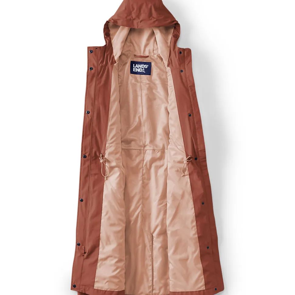 Verstaubarer wasserdichter Squall Regenmantel für Damen