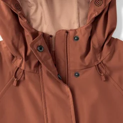 Verstaubarer wasserdichter Squall Regenmantel für Damen