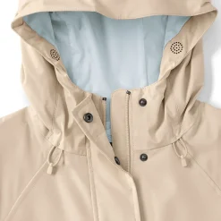 Verstaubarer wasserdichter Squall Regenmantel für Damen