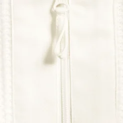 Waffelstrick-Pullover mit Reißverschluss für Damen