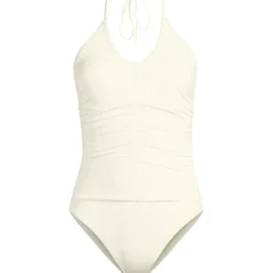 Wandelbarer Neckholder-Badeanzug für Damen, hoher Beinausschnitt