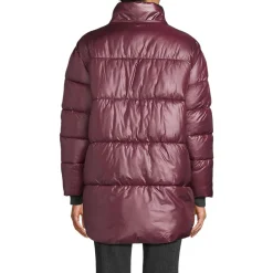 Wasserabweisende glänzende Steppjacke für Damen