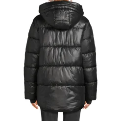 Wasserabweisende glänzende Steppjacke für Damen