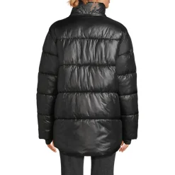 Wasserabweisende glänzende Steppjacke für Damen