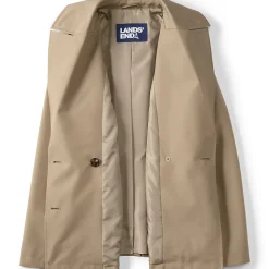 Wasserabweisender kurzer Trenchcoat für Damen