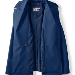 Wasserabweisender kurzer Trenchcoat für Damen
