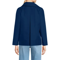 Wasserabweisender kurzer Trenchcoat für Damen