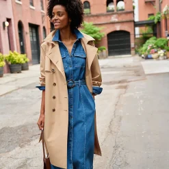 Wasserabweisender Trenchcoat für Damen