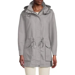 Wasserabweisende Soft Touch Jacke aus Baumwollmix für Damen