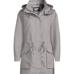 Wasserabweisende Soft Touch Jacke aus Baumwollmix für Damen