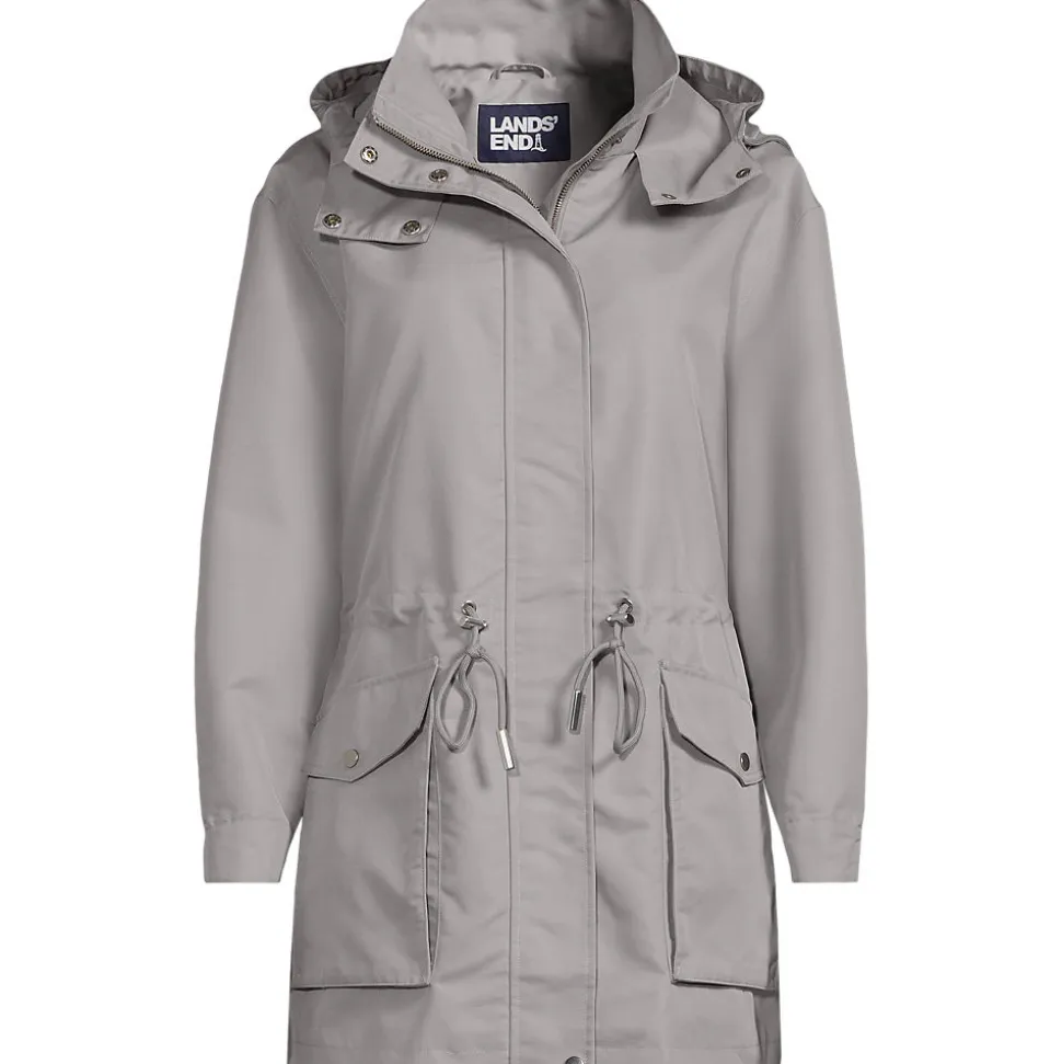 Wasserabweisende Soft Touch Jacke aus Baumwollmix für Damen