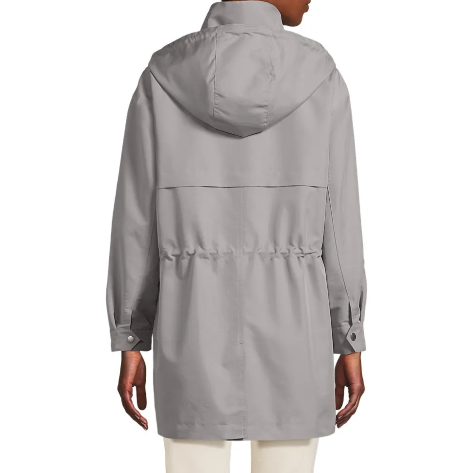 Wasserabweisende Soft Touch Jacke aus Baumwollmix für Damen