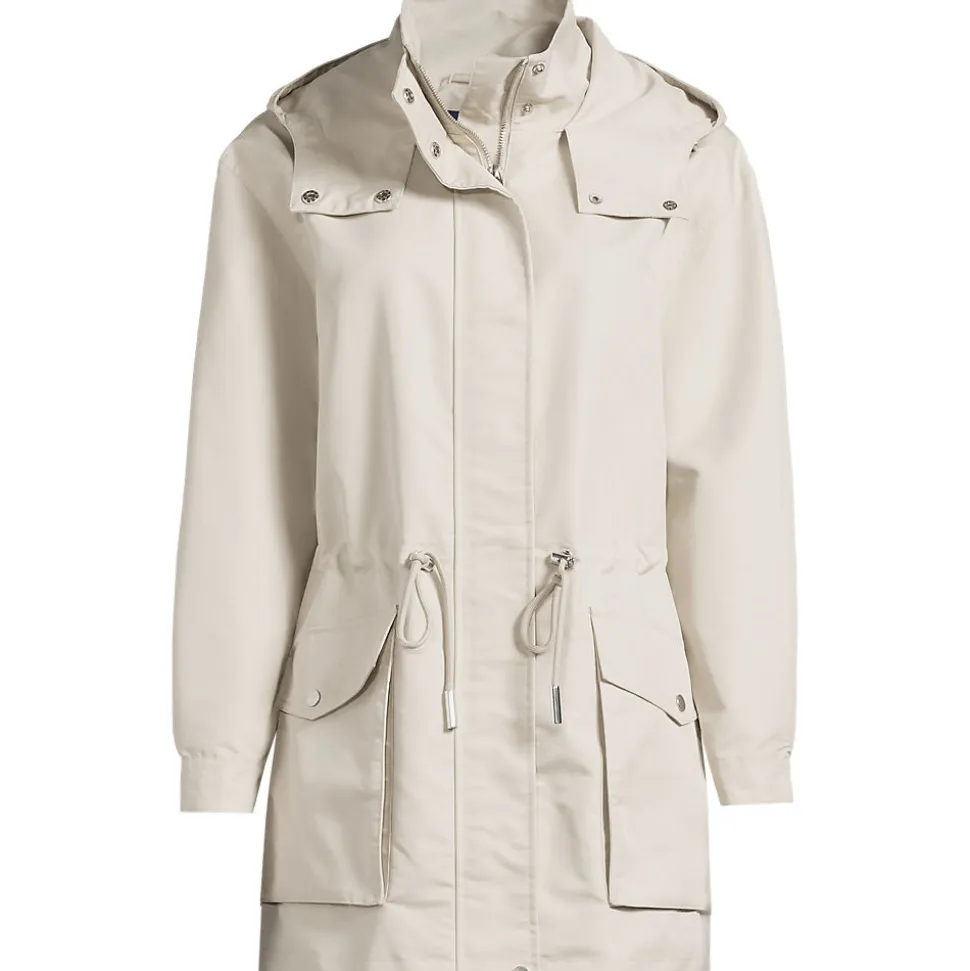 Wasserabweisende Soft Touch Jacke aus Baumwollmix für Damen