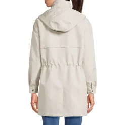 Wasserabweisende Soft Touch Jacke aus Baumwollmix für Damen