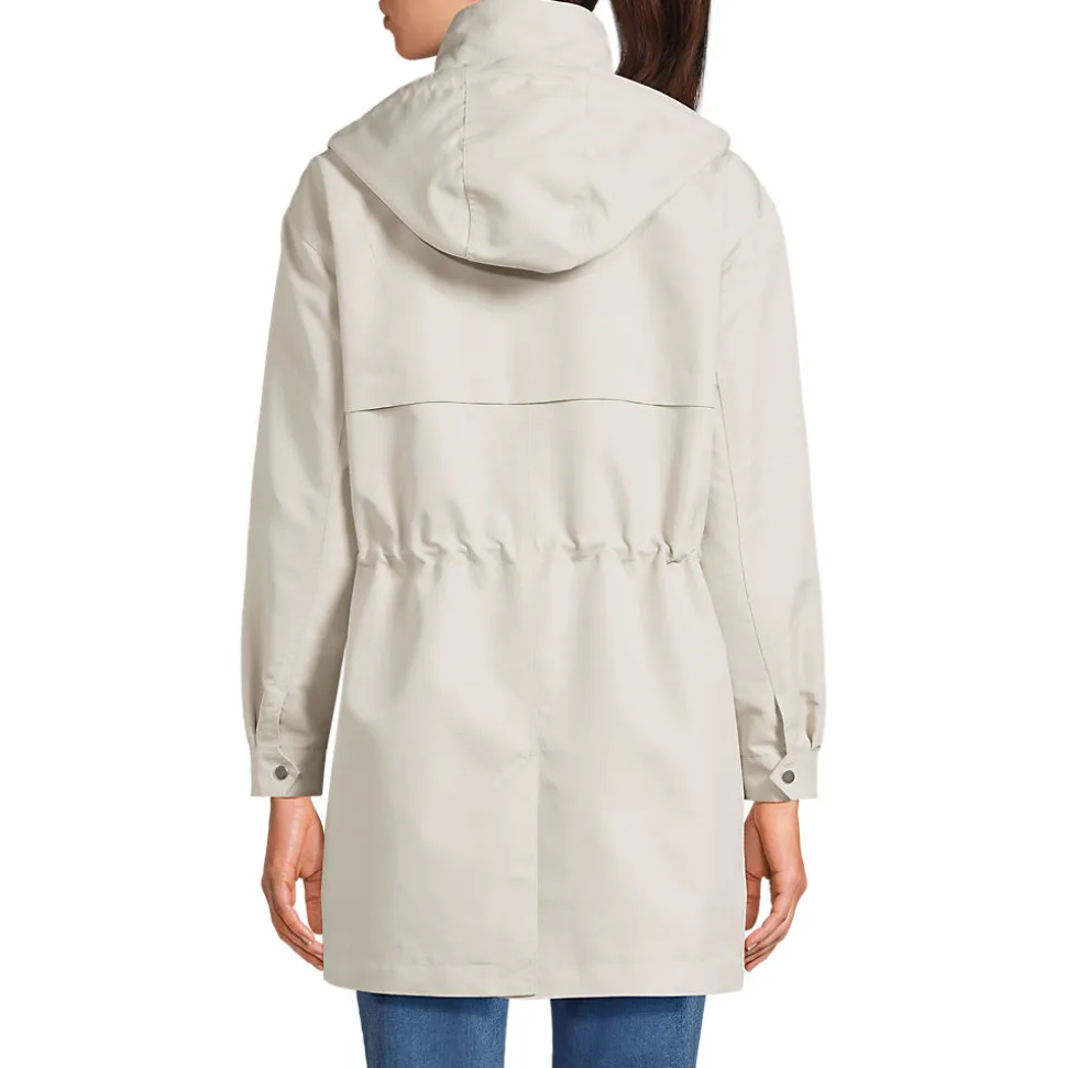 Wasserabweisende Soft Touch Jacke aus Baumwollmix für Damen