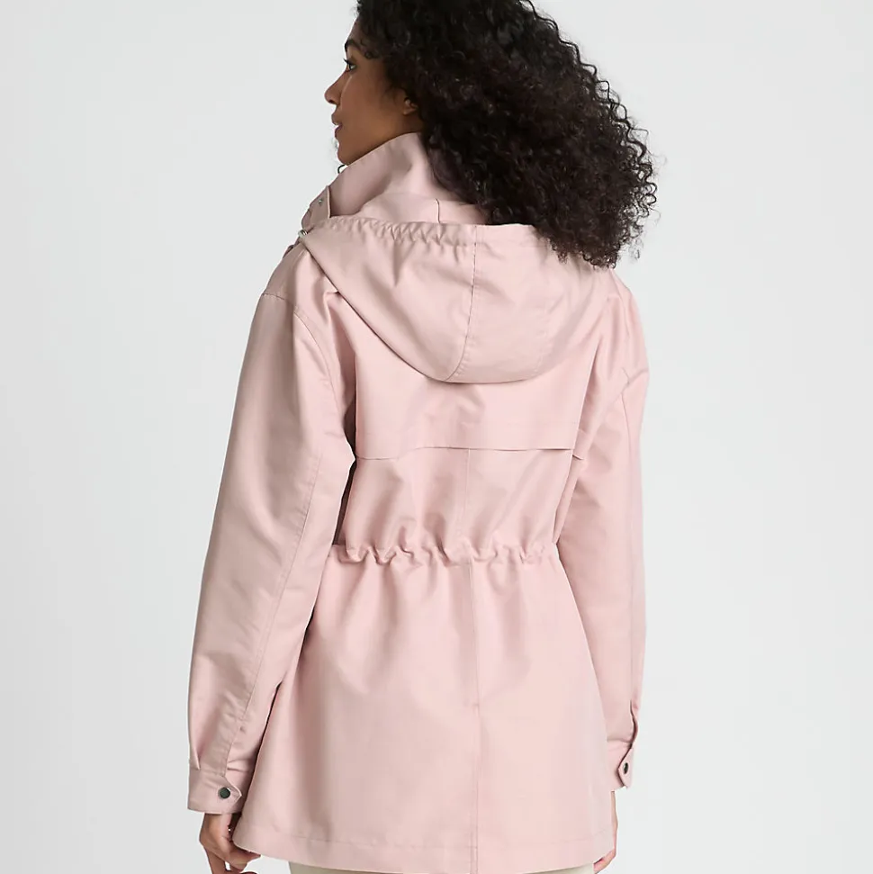 Wasserabweisende Soft Touch Jacke aus Baumwollmix für Damen
