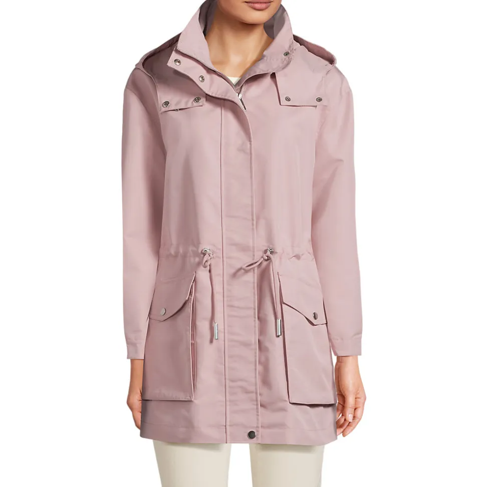 Wasserabweisende Soft Touch Jacke aus Baumwollmix für Damen