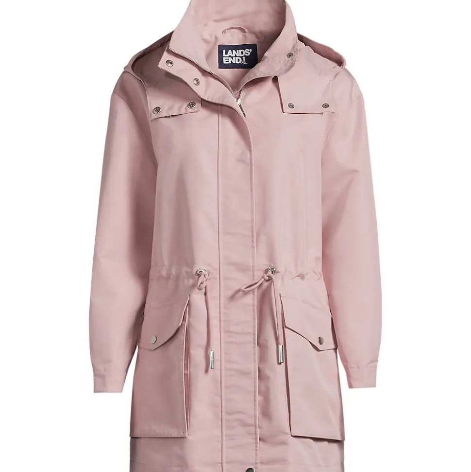 Wasserabweisende Soft Touch Jacke aus Baumwollmix für Damen