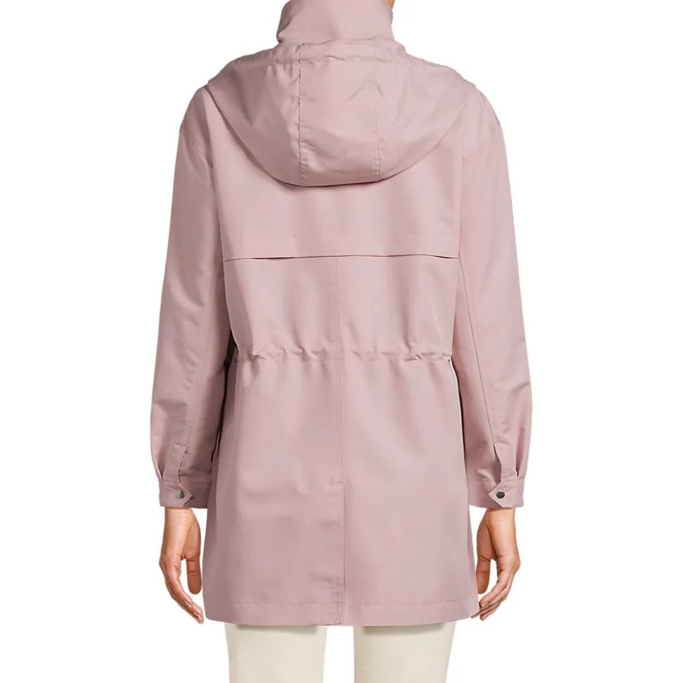 Wasserabweisende Soft Touch Jacke aus Baumwollmix für Damen